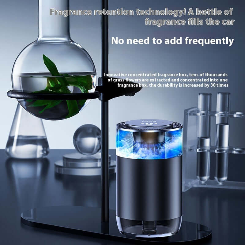 Stylish Car Aroma Diffuser with Intelligent Mode and Essential Oils - Lux Buy