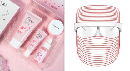 3-in-1 LED Light Therapy Facial Mask for Radiant Skin - Lux Buy