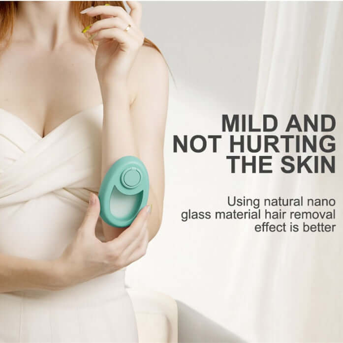 Crystal Hair Eraser for Effortless Hair Removal on Legs, Back, and Arms