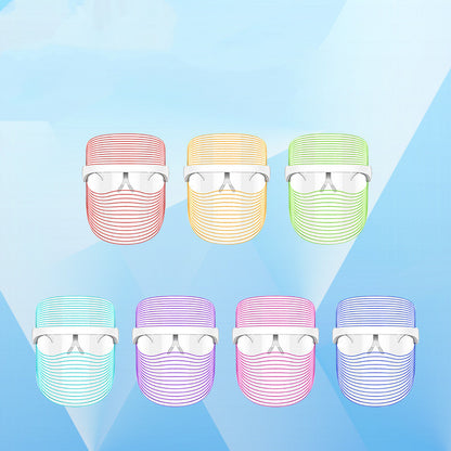 3-in-1 LED Light Therapy Facial Mask for Radiant Skin - Lux Buy