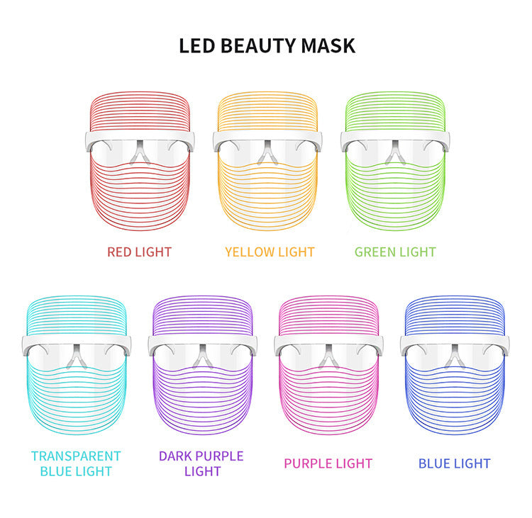 3-in-1 LED Light Therapy Facial Mask for Radiant Skin - Lux Buy