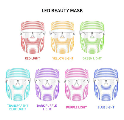 3-in-1 LED Light Therapy Facial Mask for Radiant Skin - Lux Buy