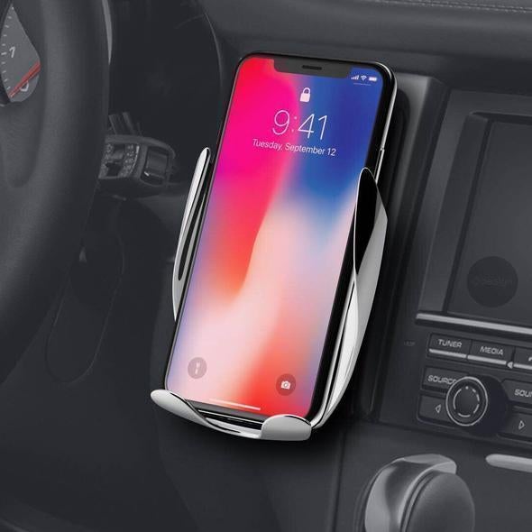 Automatic Clamping Wireless Car Charger - Lux Buy