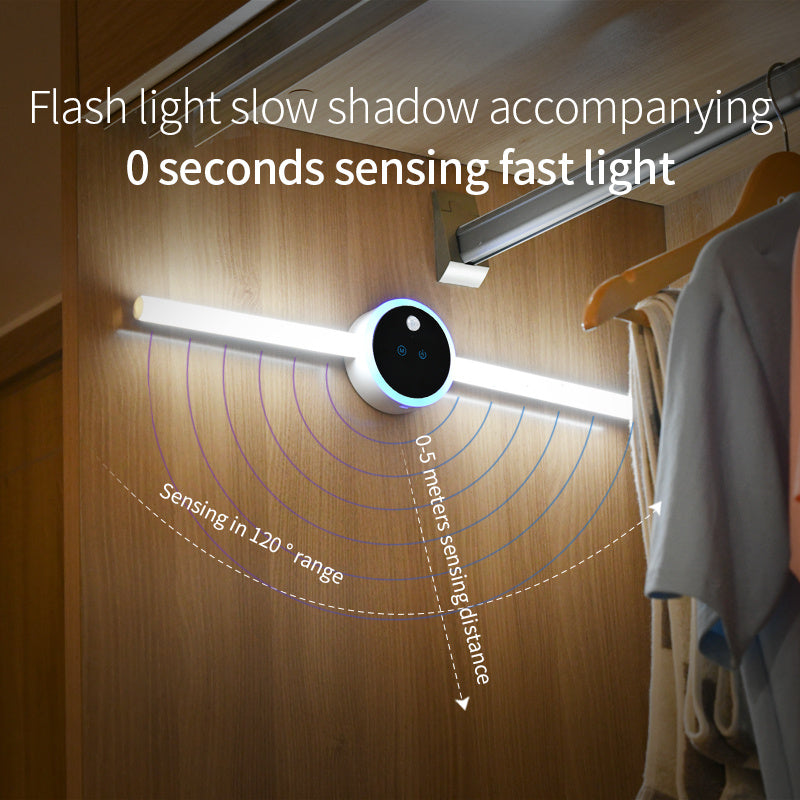 Smart Cabinet sensor LED Light Clock - Lux Buy