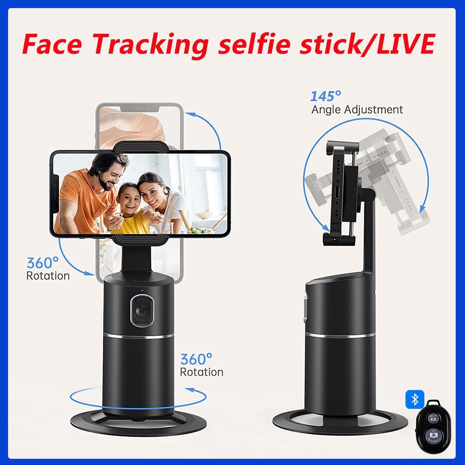 Face Tracking Rotation Phone Gimbal - Lux Buy