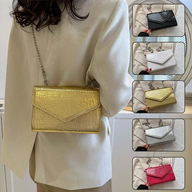 Elegant Crocodile Texture Handbag for Every Occasion