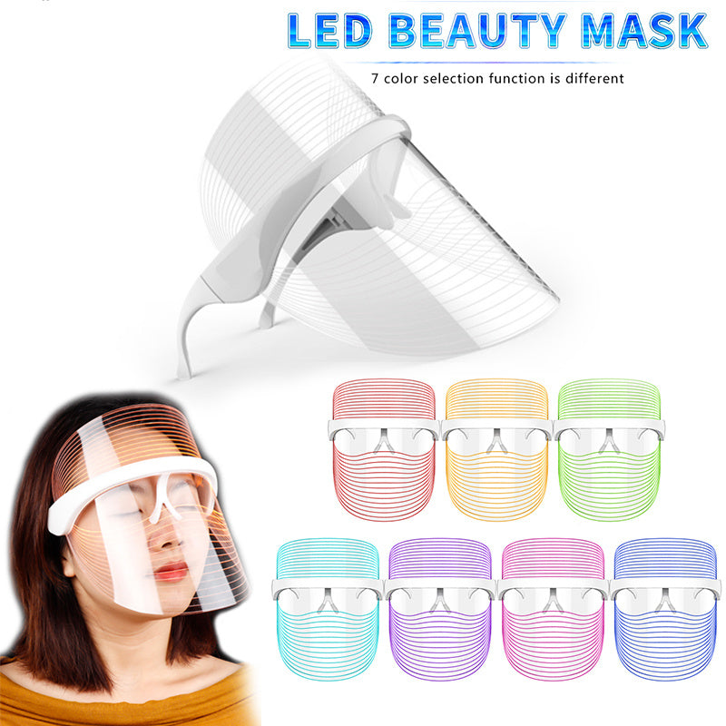 3-in-1 LED Light Therapy Facial Mask for Radiant Skin - Lux Buy