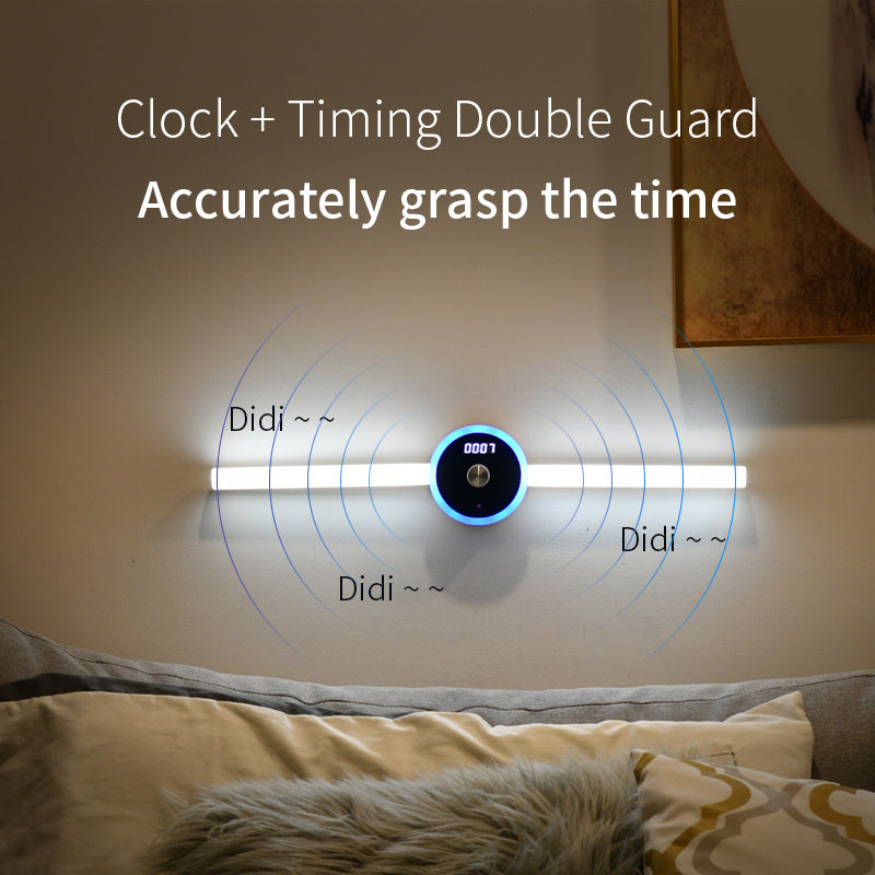 Smart Cabinet sensor LED Light Clock - Lux Buy