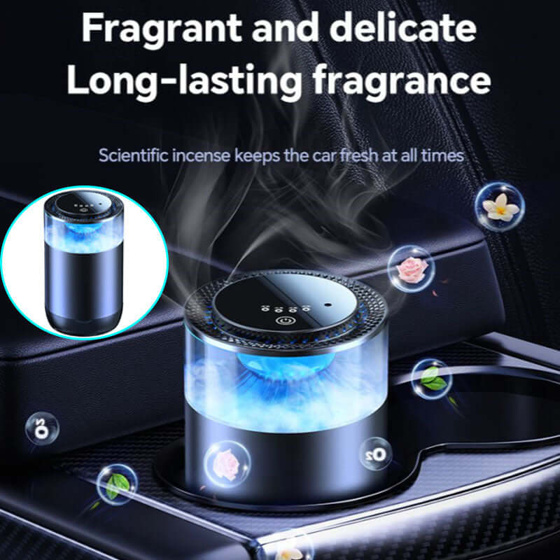 Stylish Car Aroma Diffuser with Intelligent Mode and Essential Oils - Lux Buy