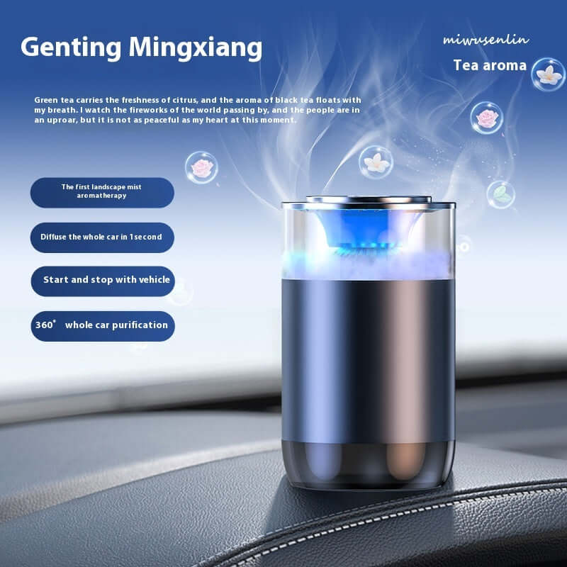 Stylish Car Aroma Diffuser with Intelligent Mode and Essential Oils - Lux Buy